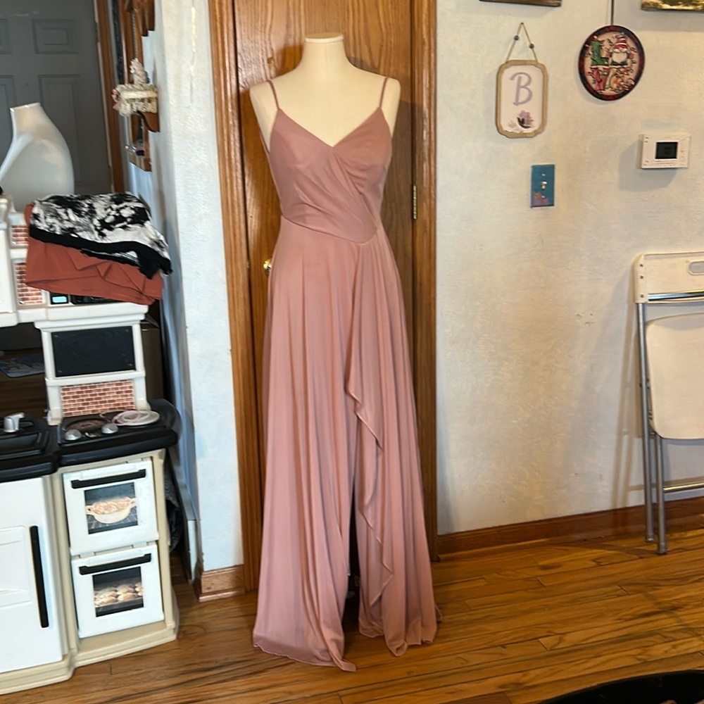Azazie Dusty Rose Bridesmaid Dress - Women’s Size A2